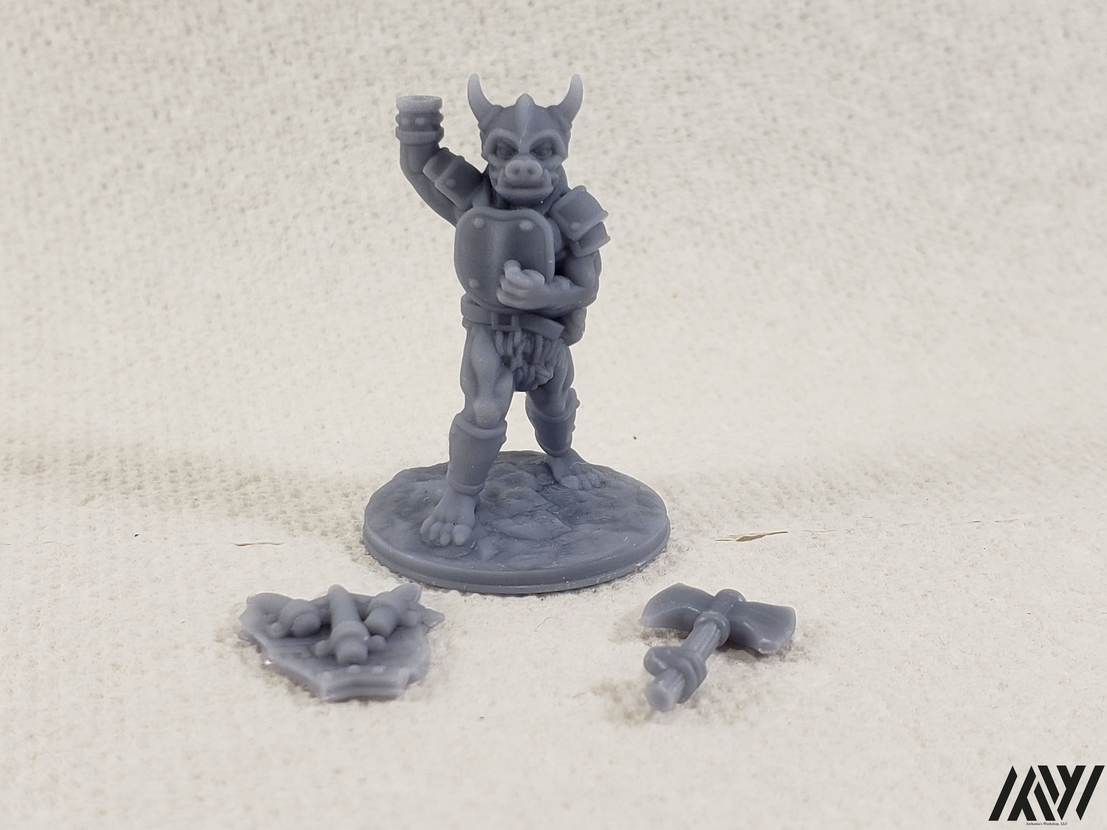Orc Warrior 1 with Axe and Shield