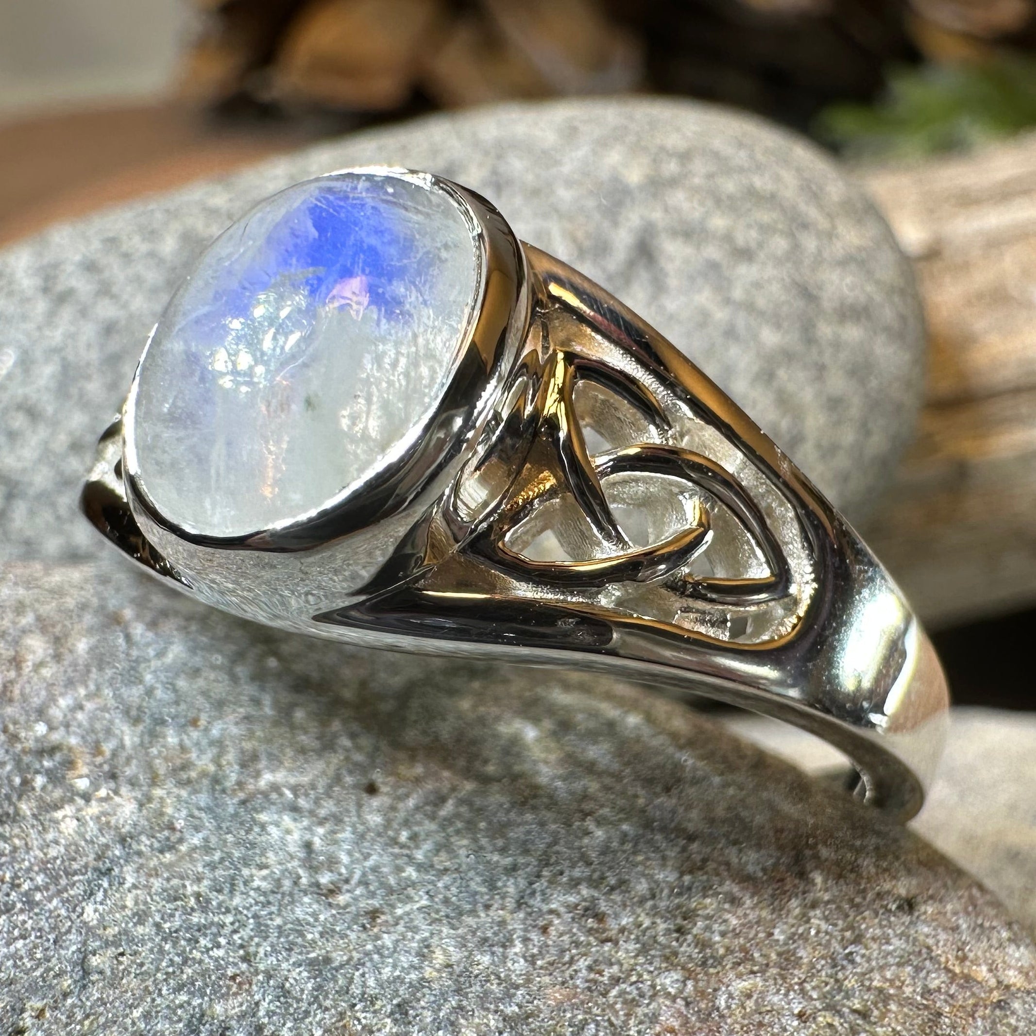 Daviana Moonstone Signet Ring