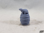 Rat on Barrel