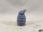 Rat on Barrel