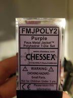 Faux Metal Jacket Purple - 