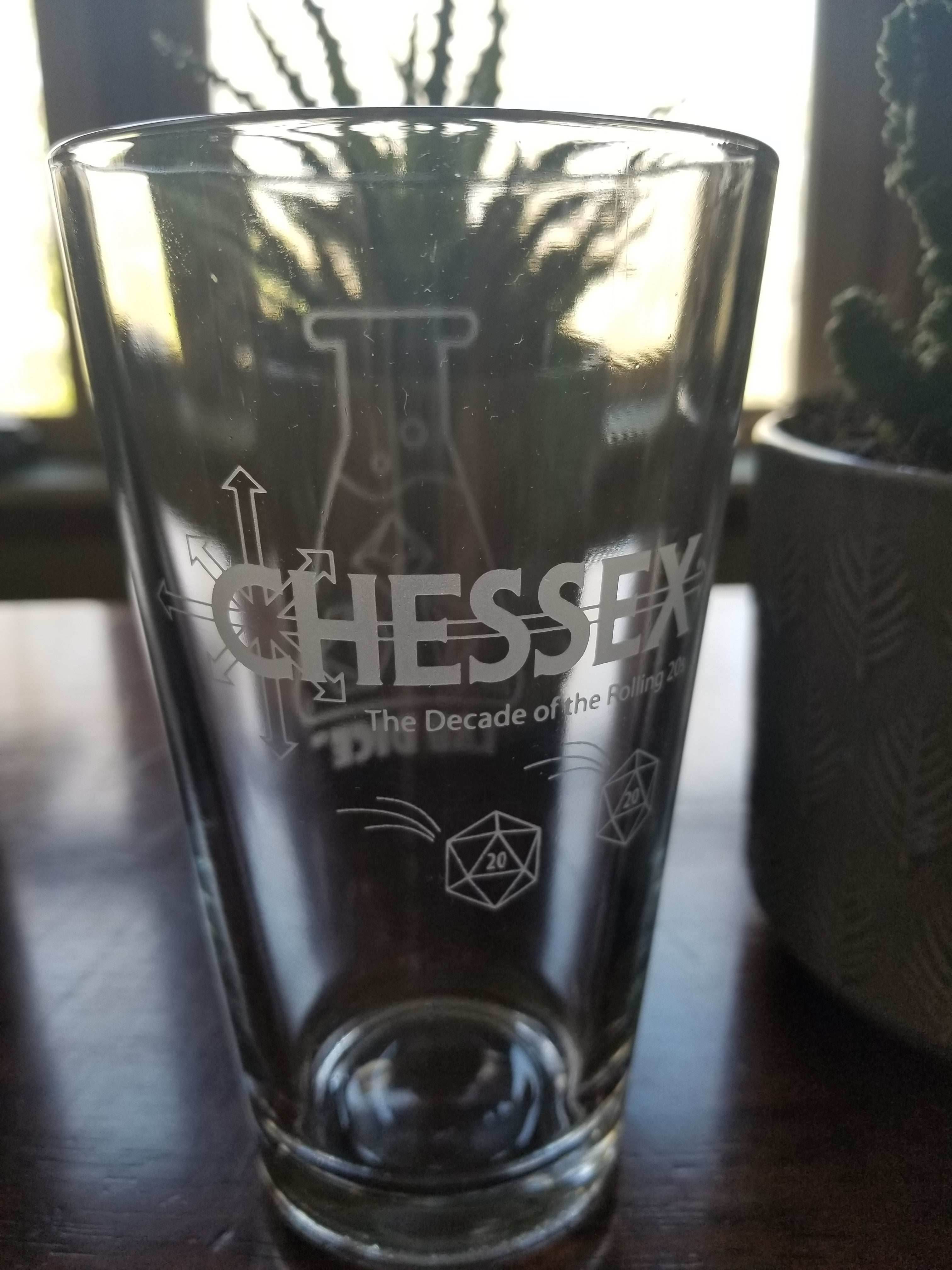 Lab Dice Pint Glass - 