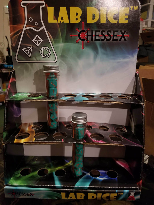 29977 Lab Dice Tube Display - 