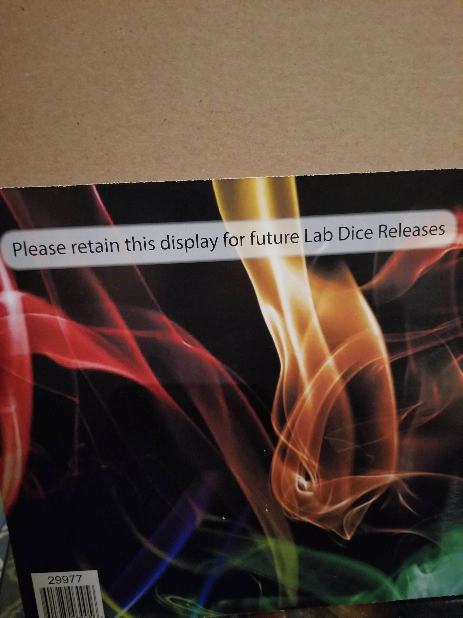 29977 Lab Dice Tube Display - 