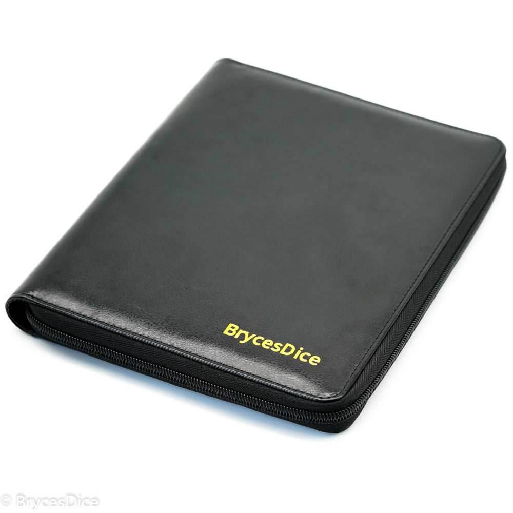 Leather Zip-Dice Bag Dicefolios - 1 x Bag