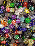 Bulk Roll 4 Initiative Dice d4, d6, d8, d12, d20 (Factory Seconds) Dnd Dice - 1/4 Pound