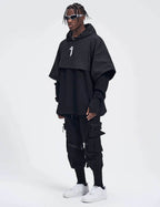 HiH18 I-Tech Layered Hoodie - Blue / M