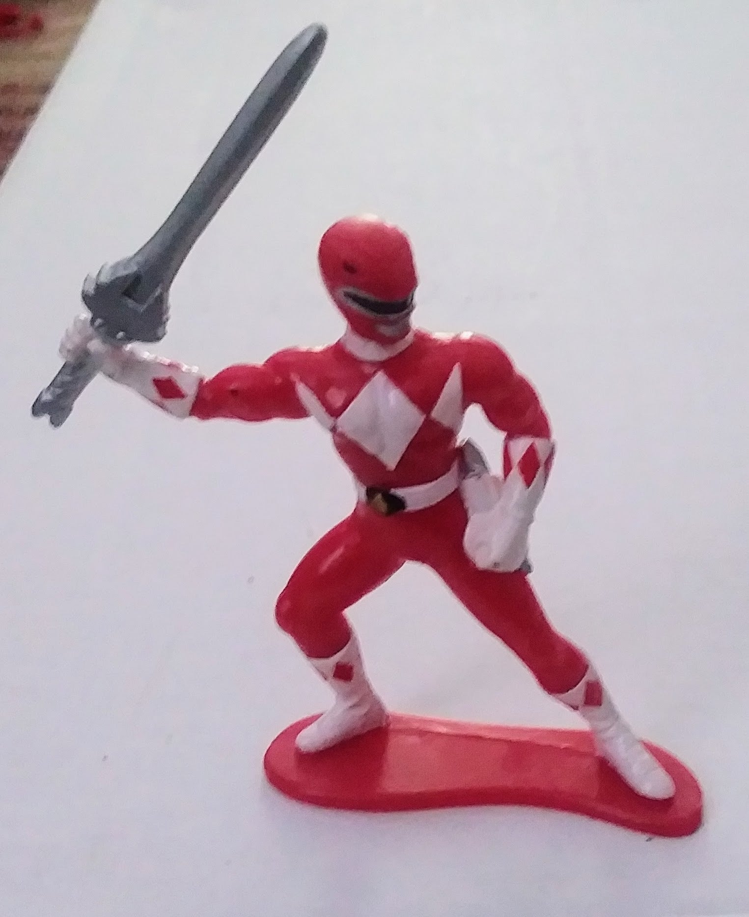 Power Rangers Mini figure - Red Power Ranger