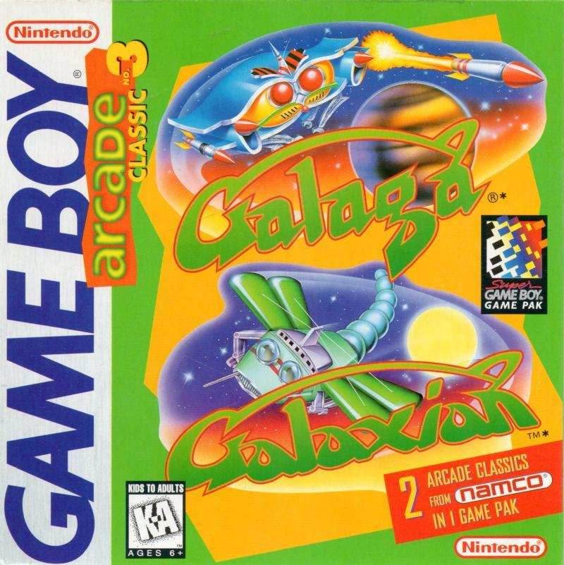 Arcade Classic No. 3: Galaga / Galaxian (Gameboy) - Game Manual Only