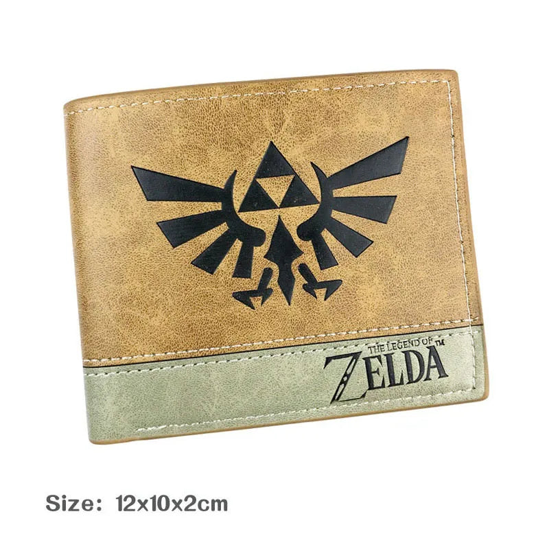 2023 New Unisex Pu Leather Wallets Games Zeldas Figures LOGO Short Wallet for Men Bank ID Card Holder Coin Purse Cosplay Gift