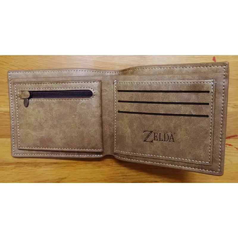 2023 New Unisex Pu Leather Wallets Games Zeldas Figures LOGO Short Wallet for Men Bank ID Card Holder Coin Purse Cosplay Gift