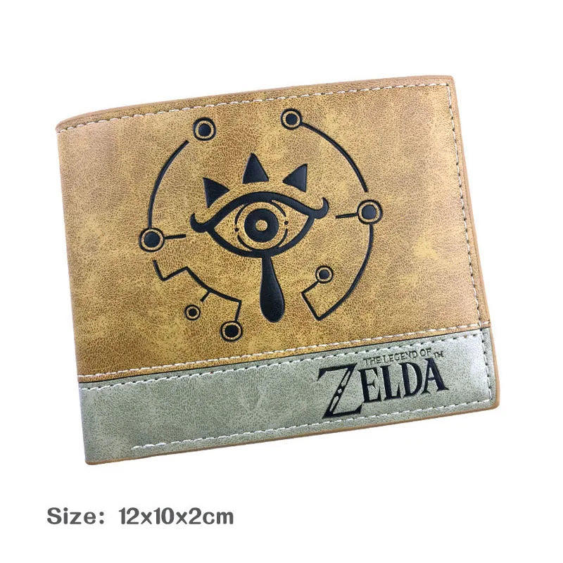 2023 New Unisex Pu Leather Wallets Games Zeldas Figures LOGO Short Wallet for Men Bank ID Card Holder Coin Purse Cosplay Gift