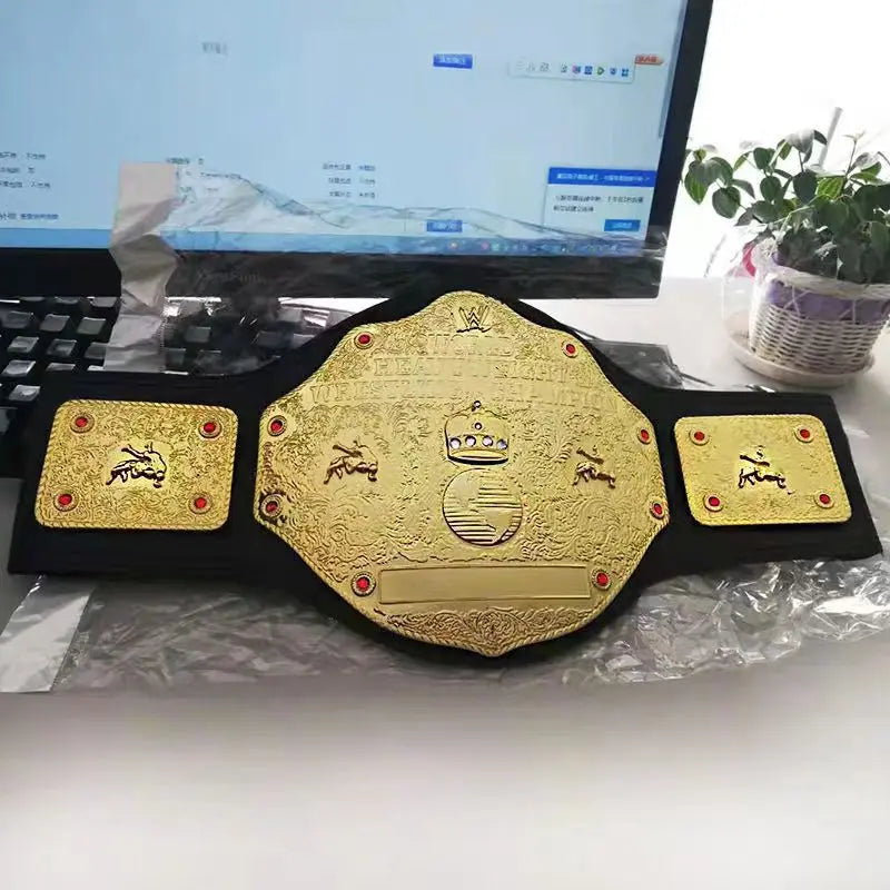 2023 New Wrestler Championship Belts Action Characters Figure Toys Occupation Wrestling Belt Gladiators Model Fans Children Gift