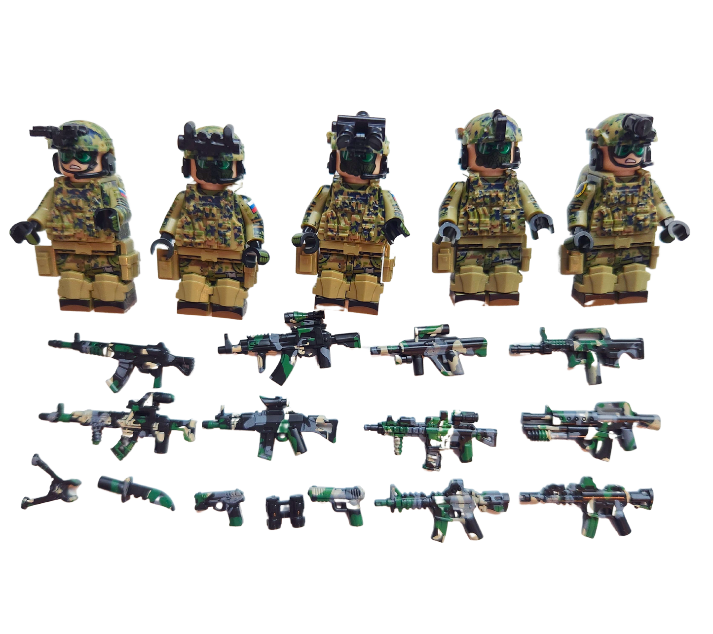 Russian Spetsnaz 5 Man Heavy Fire Team - Mil-Blox