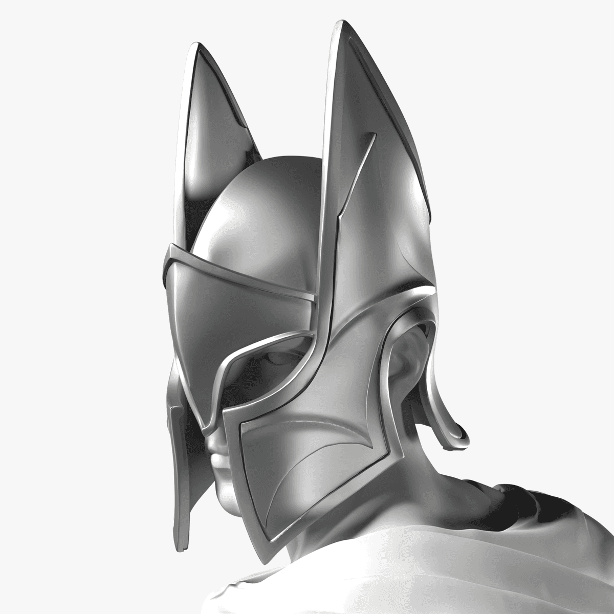 Batman: Champion of Gotham City Statue — Silver Edition - 