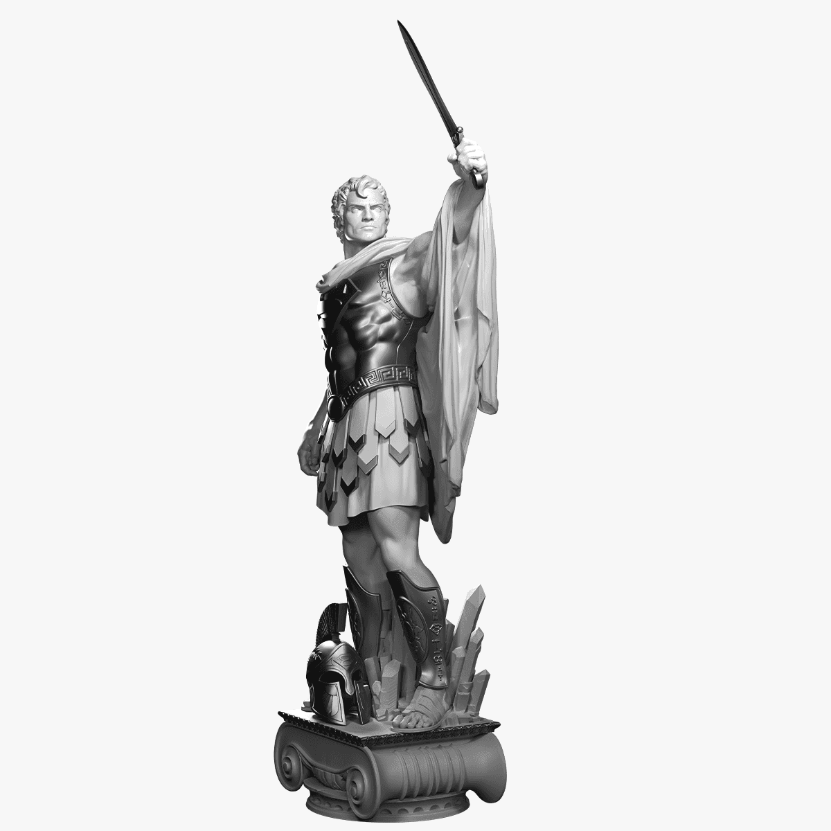 Superman: Prince of Krypton Statue — Silver Edition - 