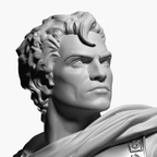 Superman: Prince of Krypton Statue — Silver Edition - 
