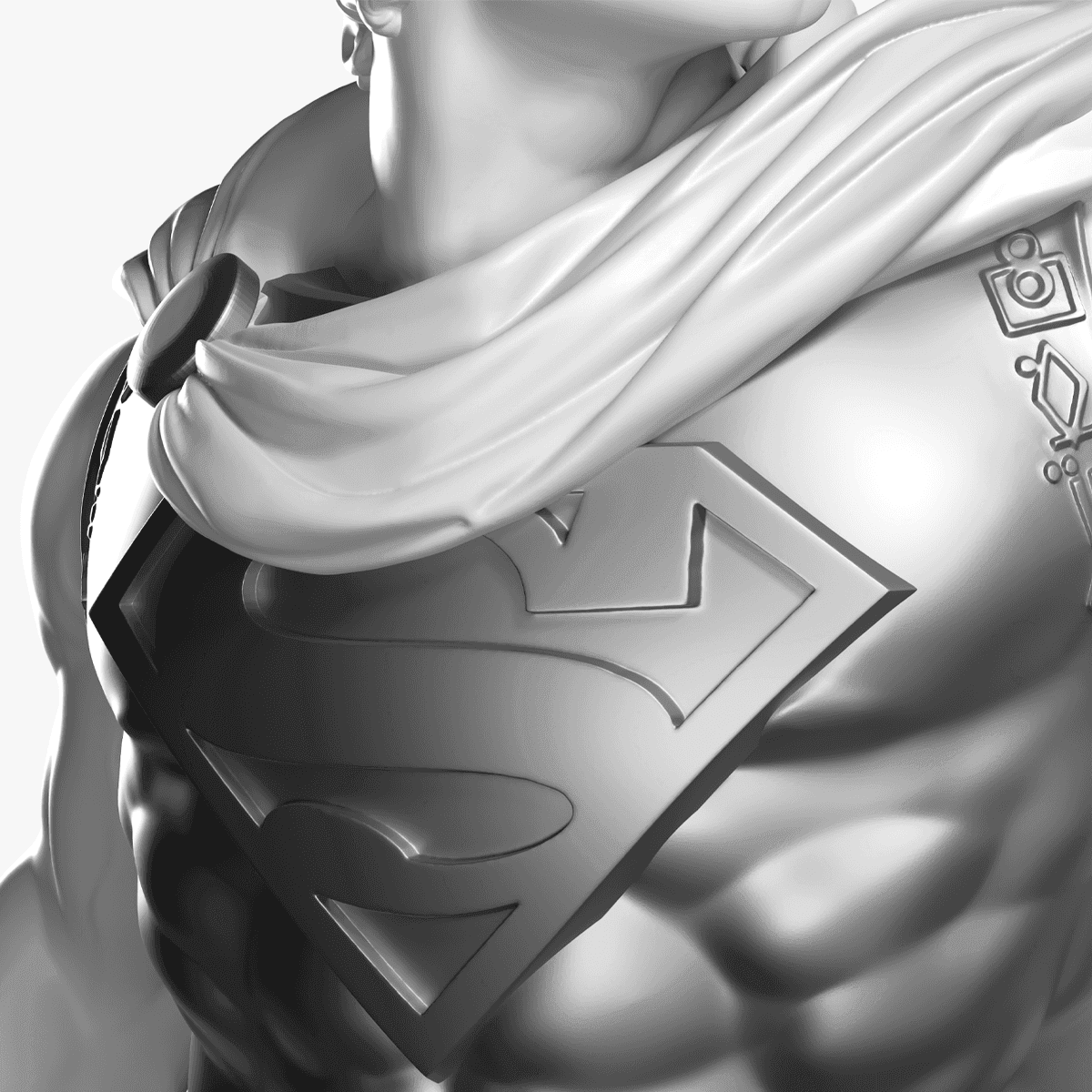 Superman: Prince of Krypton Statue — Silver Edition - 