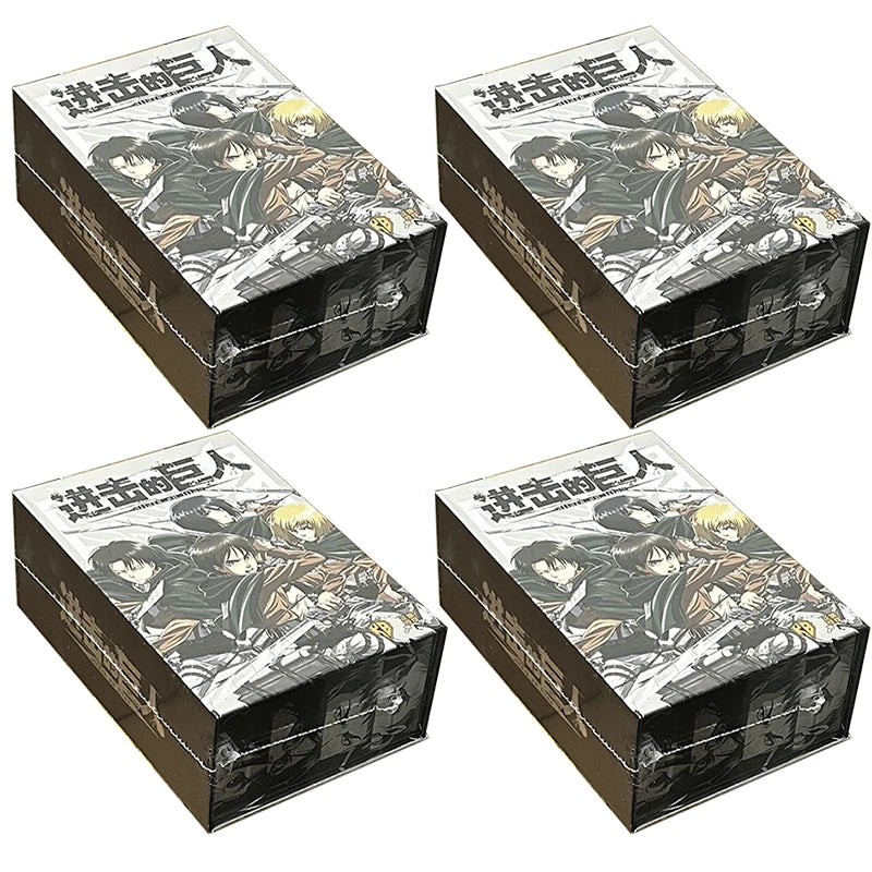 2024 Anime Attack On Titan Eren Jaeger Mikasa Collection Cards Kids Birthday Gift Game Cards Table Toys For Family Christmas