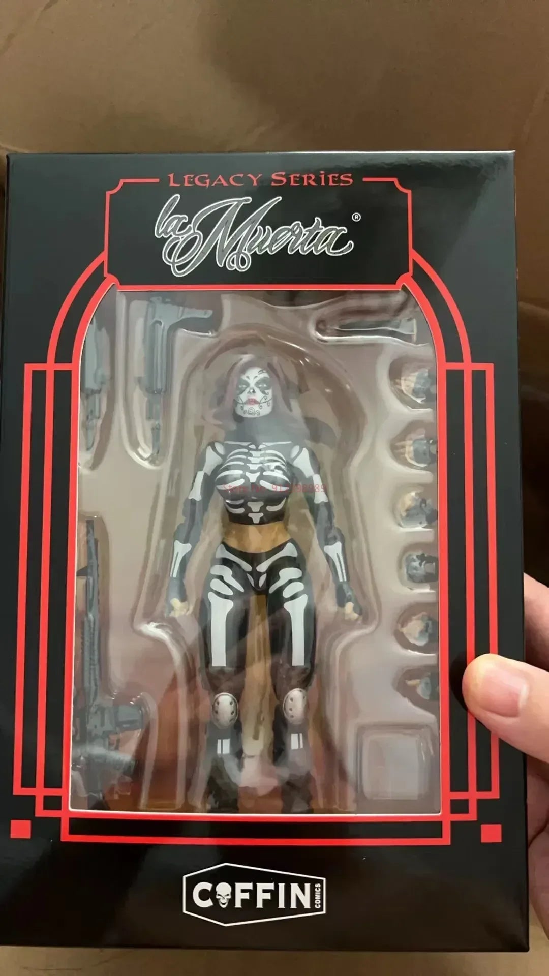 2024 Executive Replicas 1/12 Scale LA MUERTA Chaotica Lady Satanus Action Figure Model 6-inch Female Soldier Action Figure