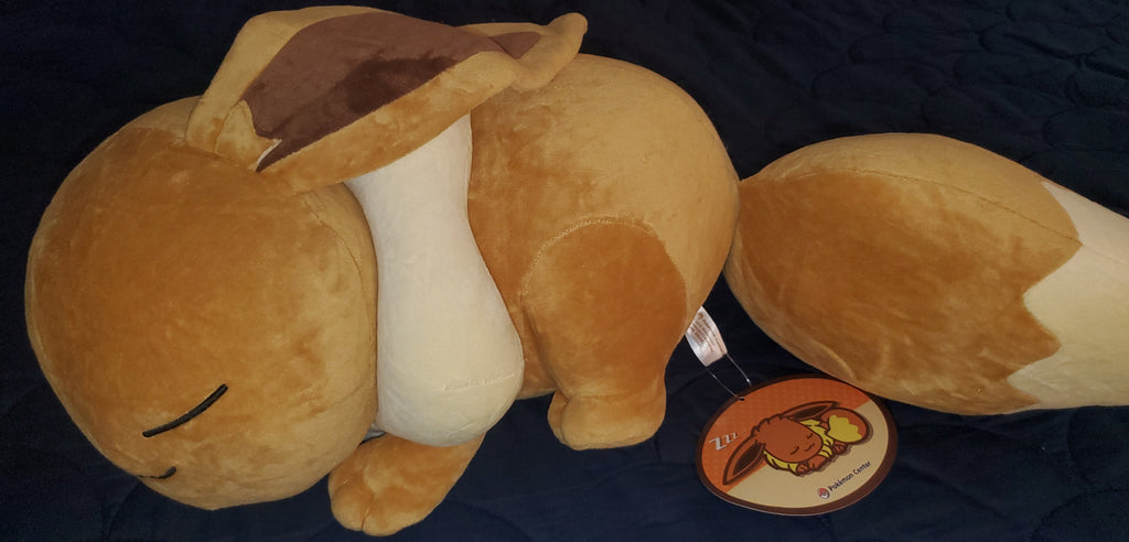Pokemon Center Eevee Sleeper Plush Eeveelutions Plush Rare Authentic