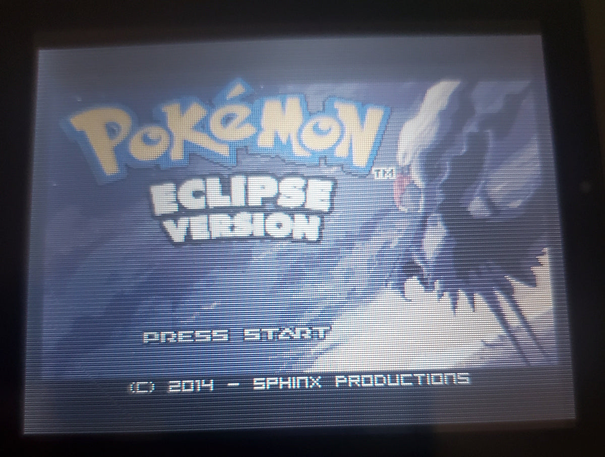 Pokemon Eclipse GBA ROM Hack Video Game Custom Gameboy Advance