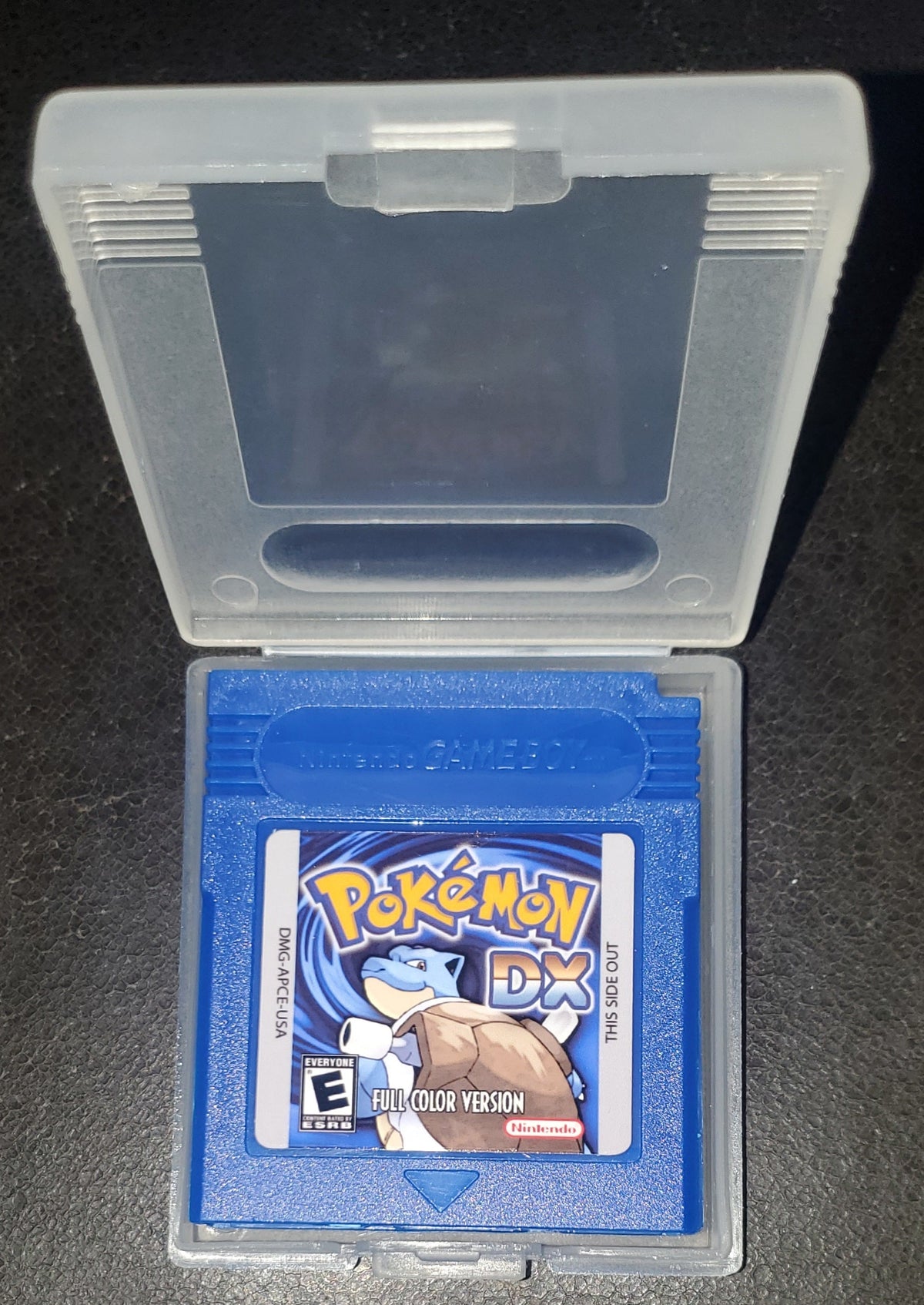 Pokemon Blue DX GBC Video Game Cartridge Gameboy Color ROM Hack