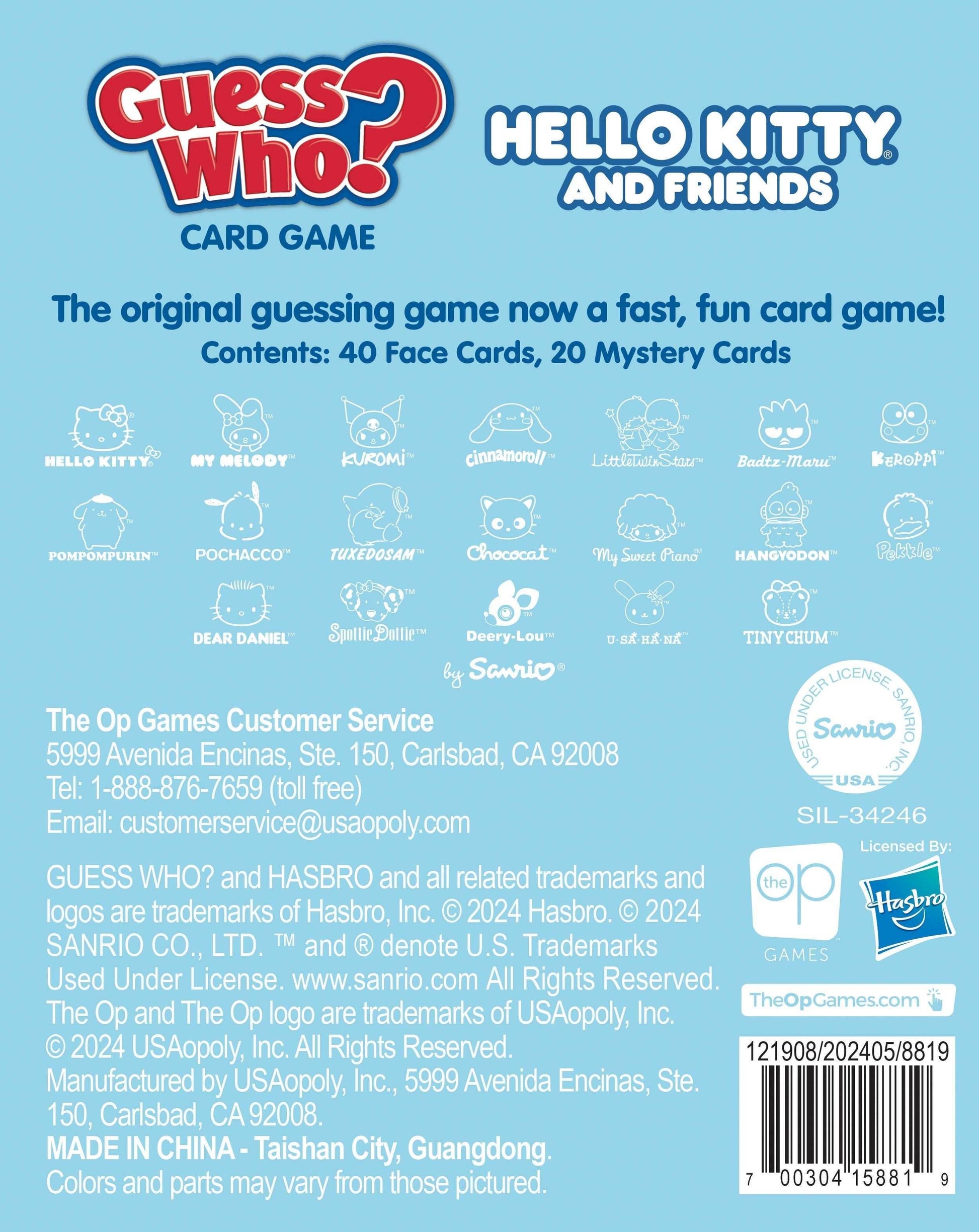GUESS WHO? Card Game: Hello Kitty and Friends - 