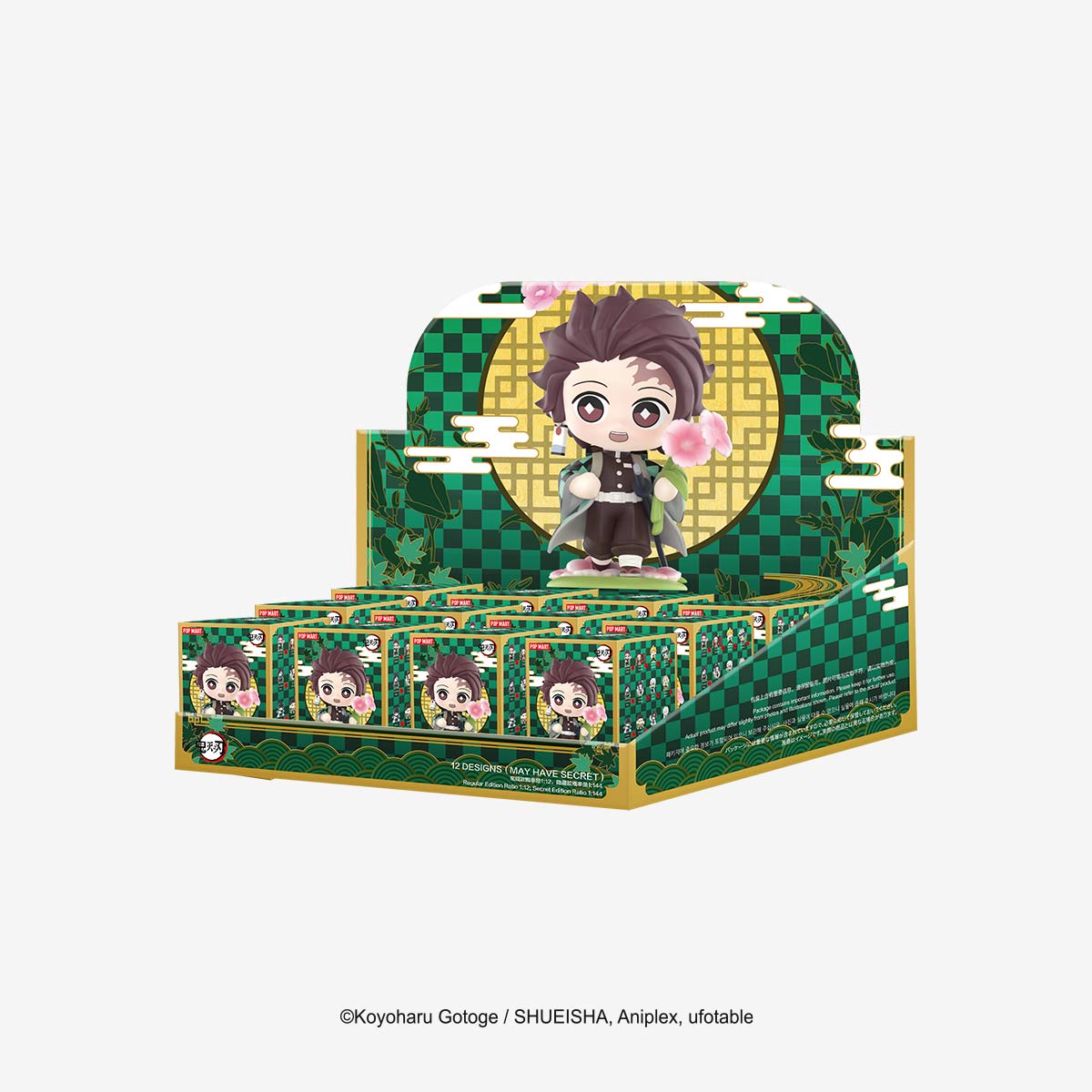 POPMART Demon Slayer: Kimetsu no Yaiba Birth Flower Series Figures Blind Box (1 Blind Box)
