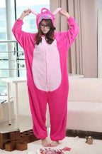 Adults Onesie Zip Up Animal Pajamas One Piece Sleepwear - Blue History / S