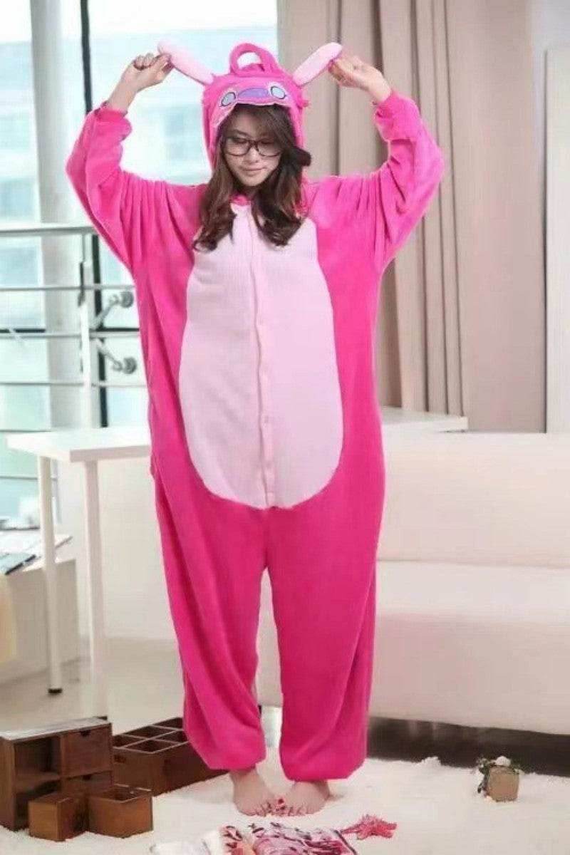 Adults Onesie Zip Up Animal Pajamas One Piece Sleepwear - Blue History / S