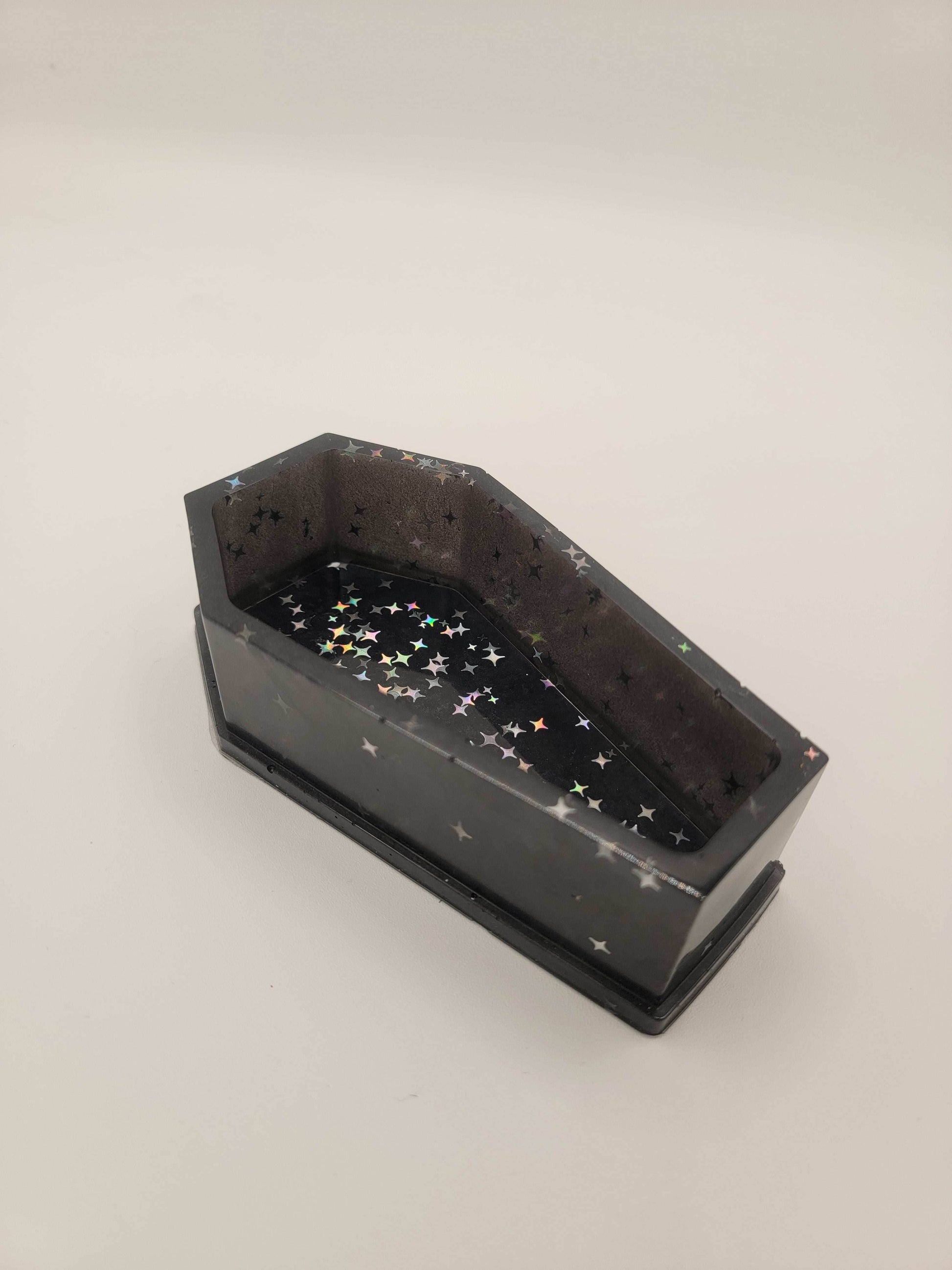 Handmade Mini Coffin Trinket Dish - Colors