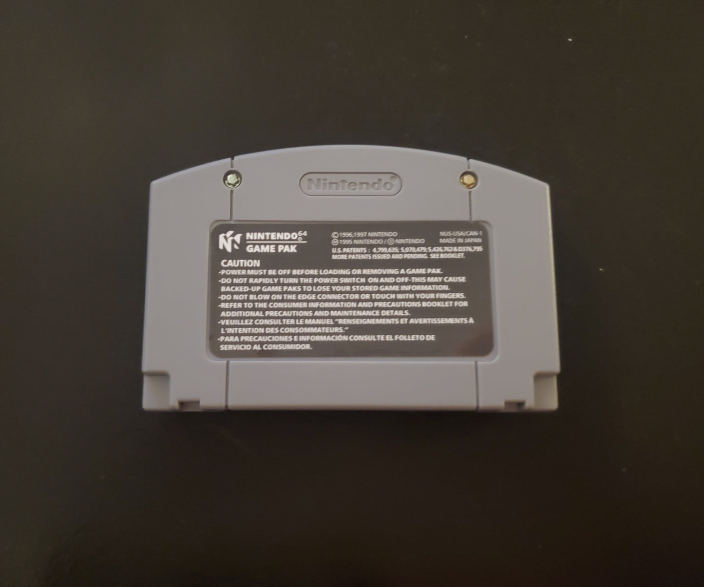 Clay Fighter Sculptor's Cut N64 Nintendo 64 Video Game Cartridge 1998