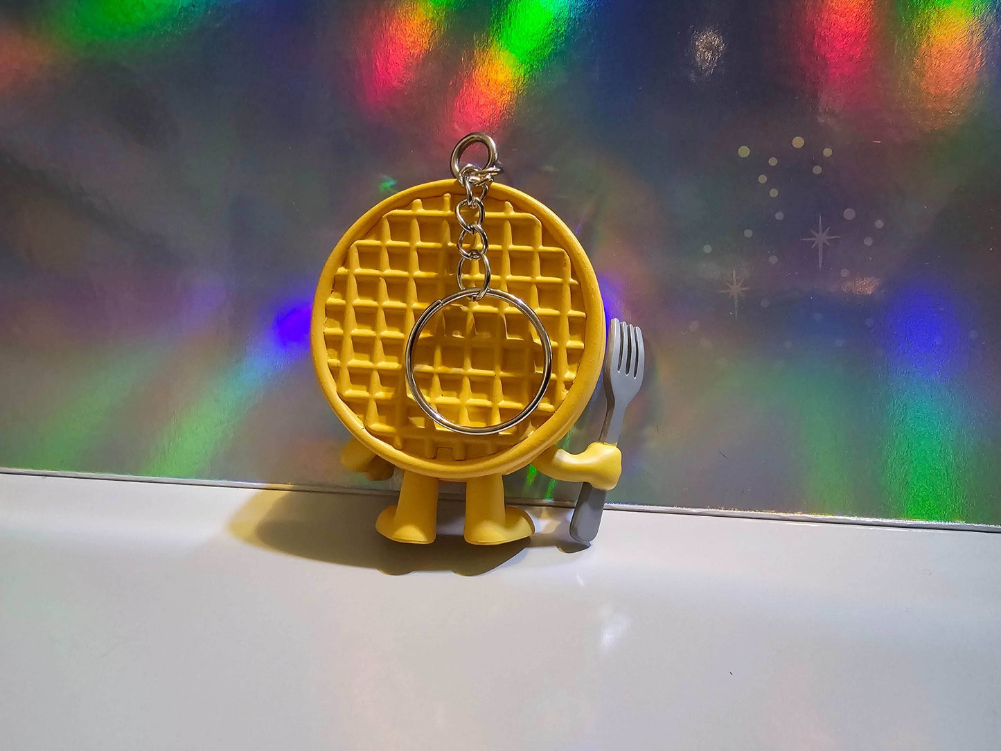 Eggo the waffle keychain - 