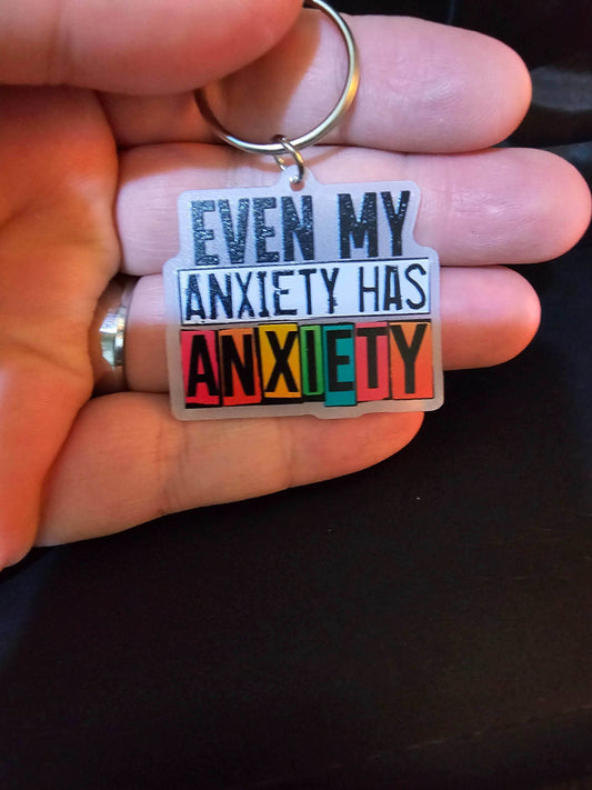 Funny Keychain - Anxiety - 