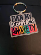 Funny Keychain - Anxiety - 