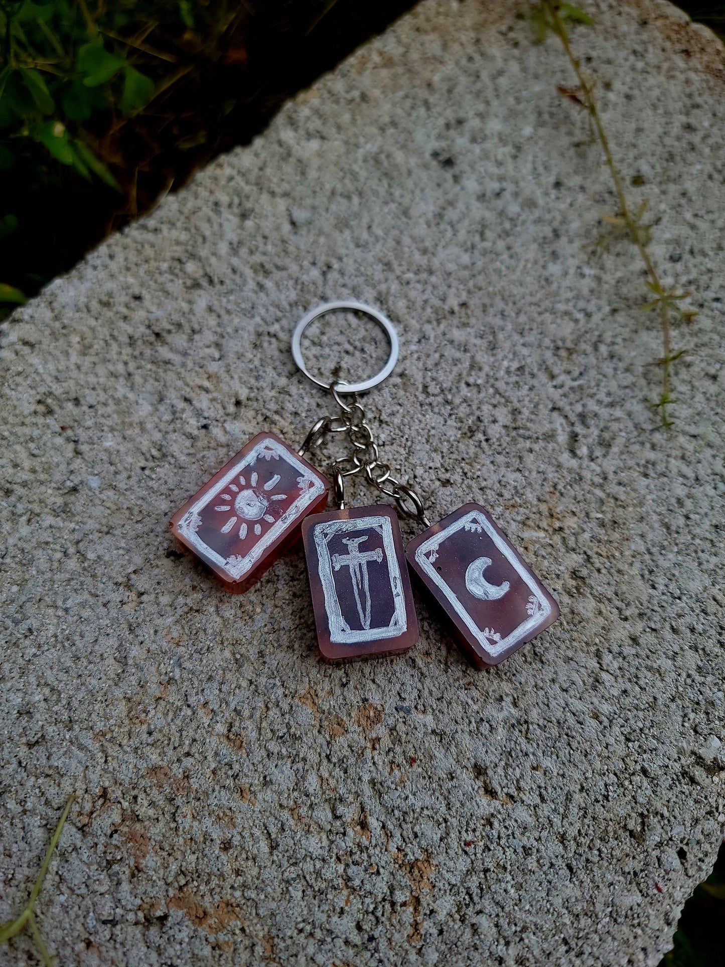 Handmade Tarot Keychain