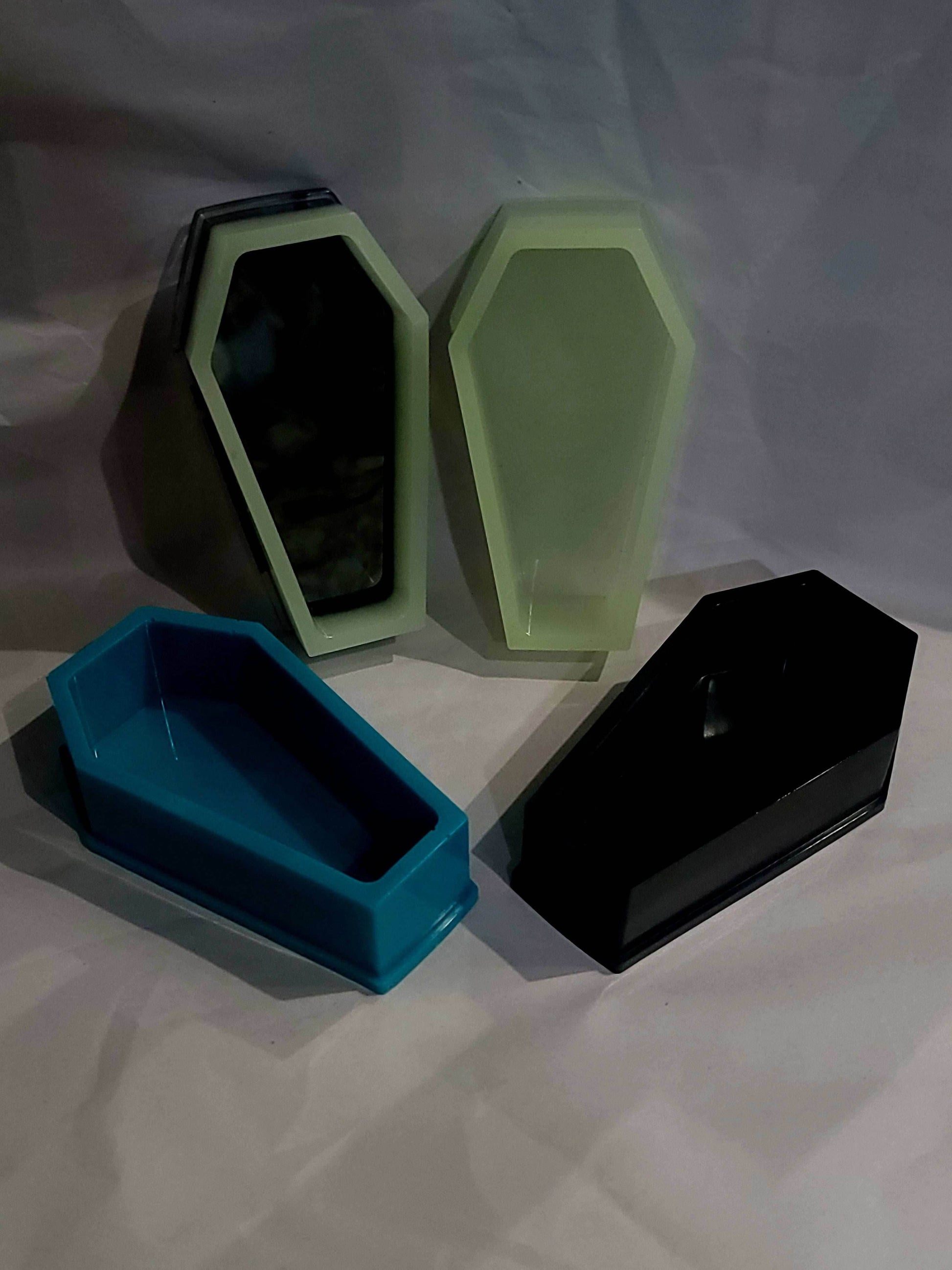 Handmade Mini Coffin Trinket Dish - Colors