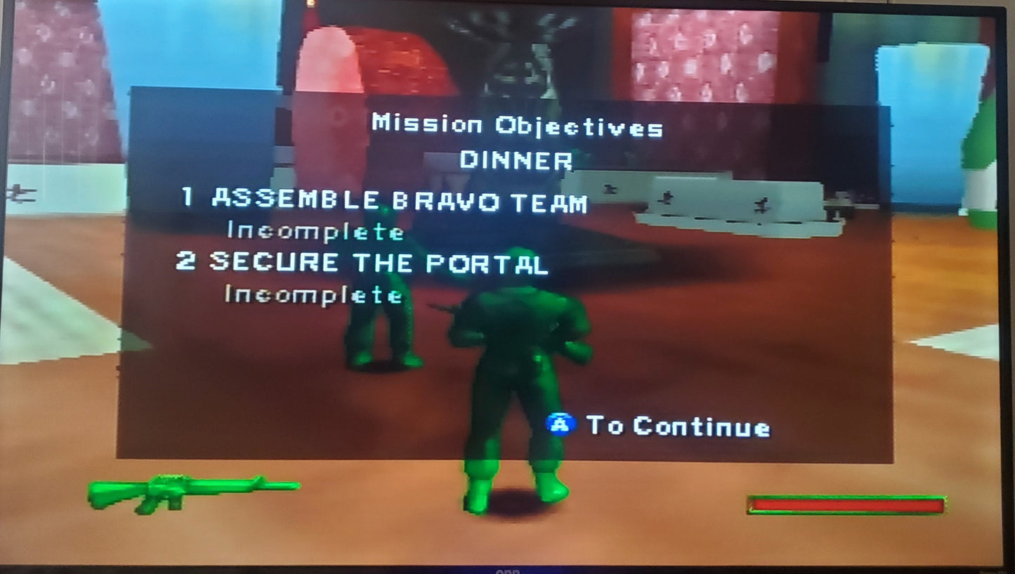 Army Men Sarge's Heroes 2 N64 Nintendo 64 Video Game Cartridge 2000