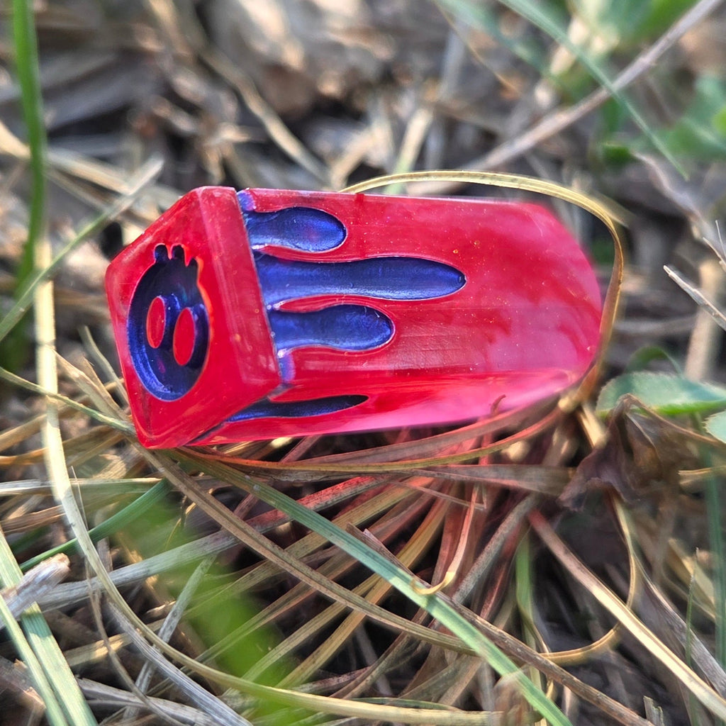 Poisoner's Vial Alternative Shaped Functional TTRPG Handmade Resin D4 Gaming Dice