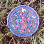 'Morality Coin' Individual Glow in the Dark Good vs Evil Handmade Resin D2 Gaming TTRPG Chance Flip