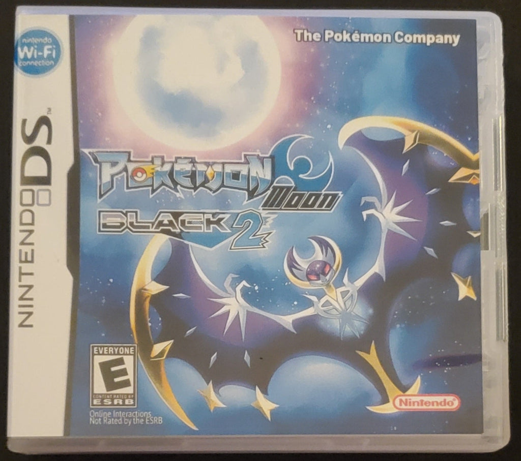 Pokemon Moon Black 2 NDS Video Game Nintendo DS with Box ROM Hack
