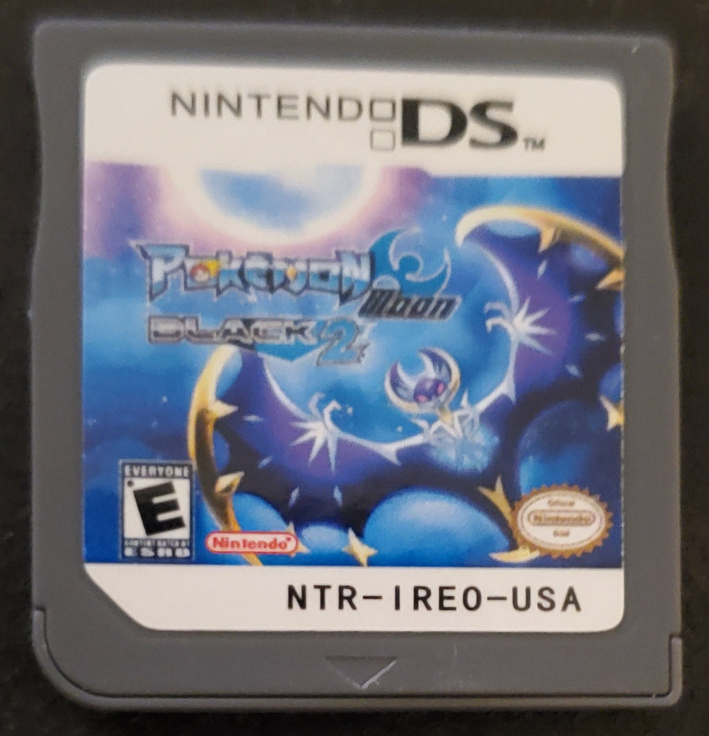 Pokemon Moon Black 2 NDS Video Game Nintendo DS with Box ROM Hack