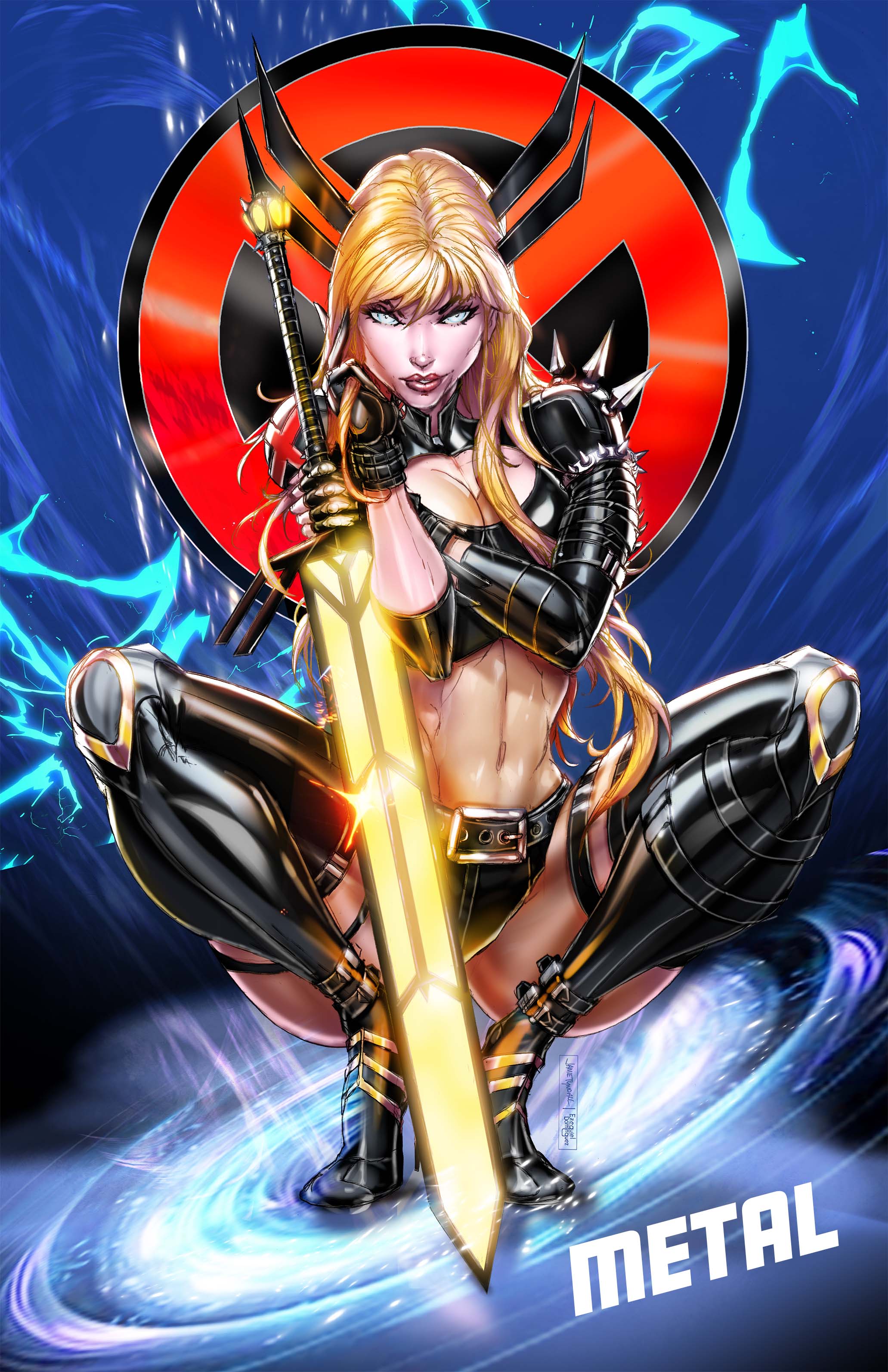 2025 Mutant Sorceress Blue Metal Comic Cosplay Exclusive