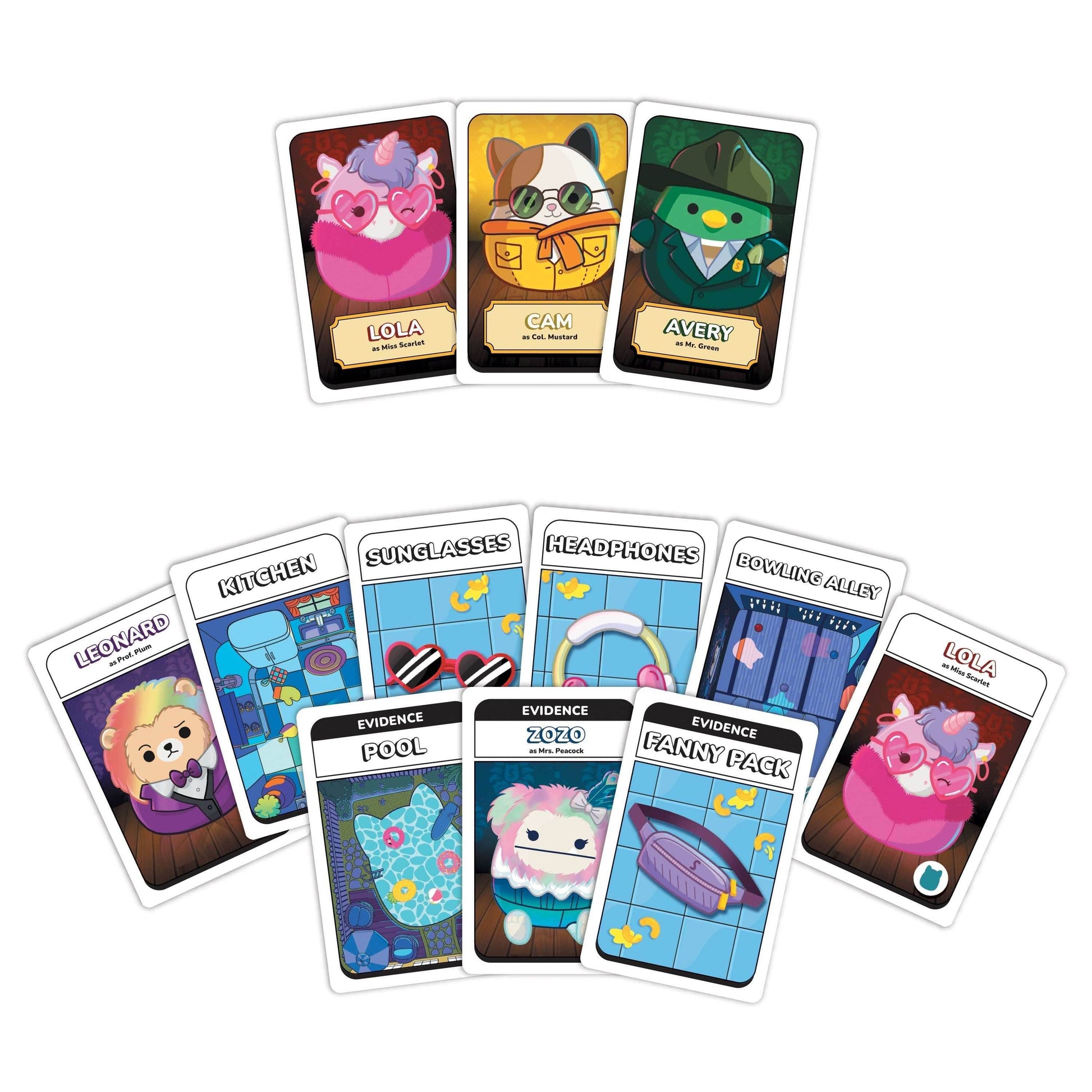 Clue® Card Game: Original Squishmallows™ - 