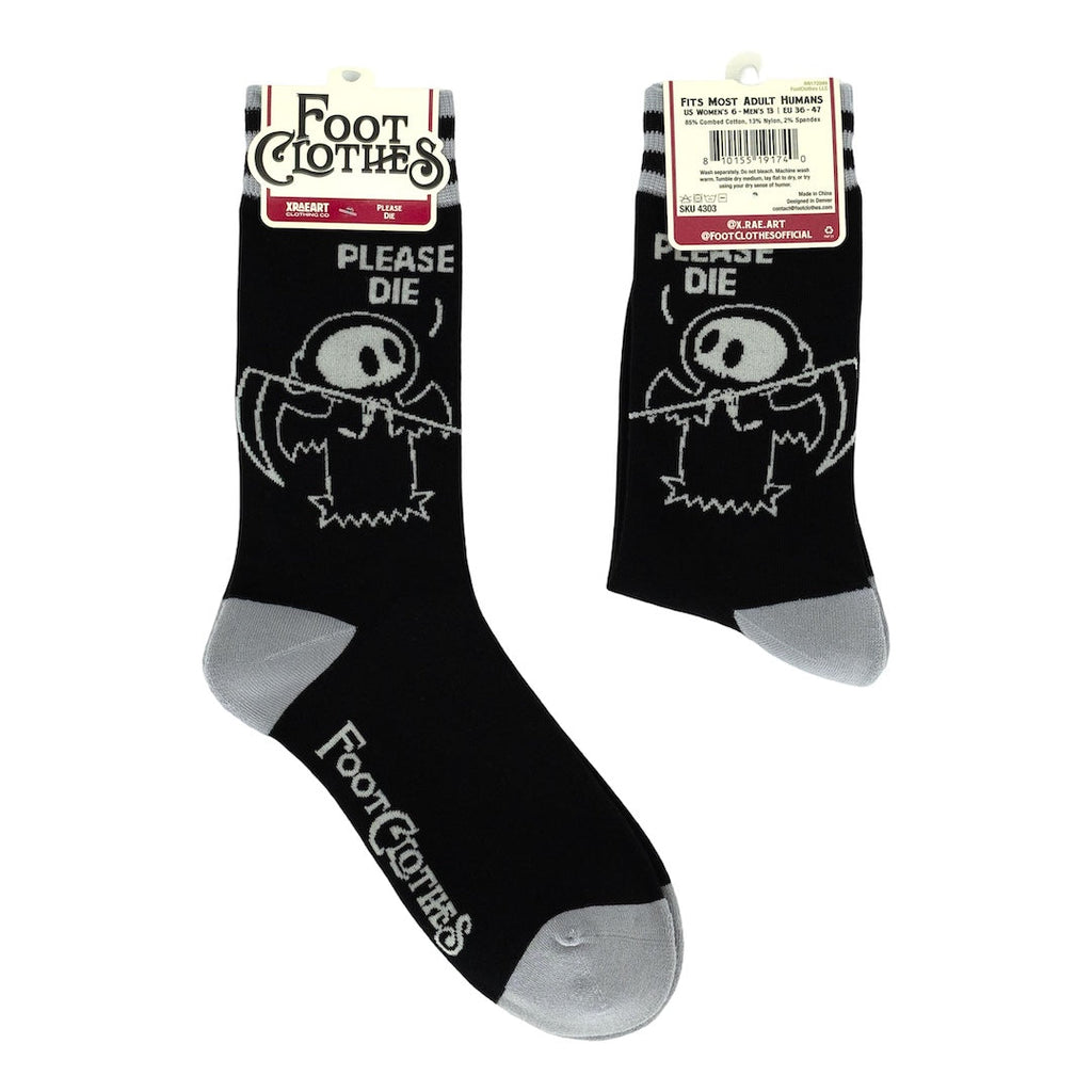 Please Die Crew Socks