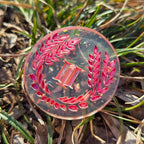 'In My Roman Era' Individual Roman Numeral Handmade Resin D2 Gaming TTRPG Chance Flip