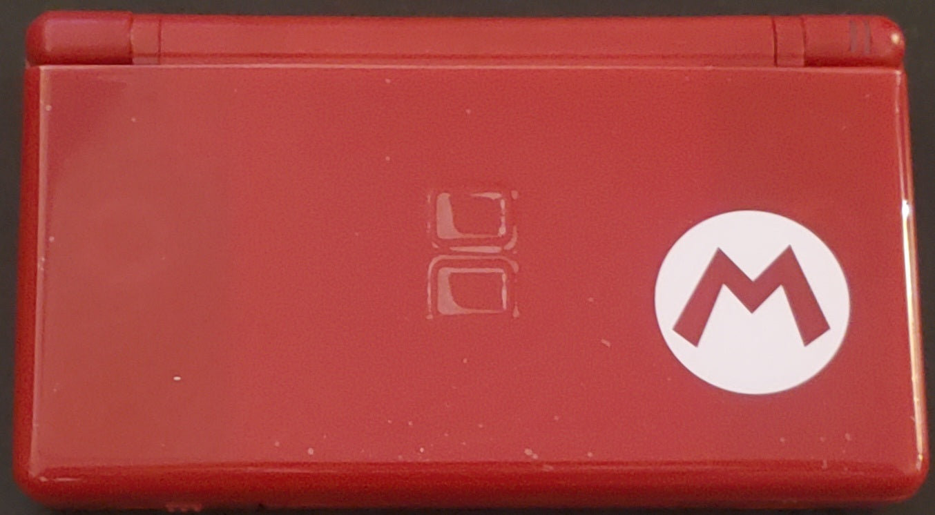 Nintendo DS Lite Console Red Mario NDS, DSL, DSi, and GBA