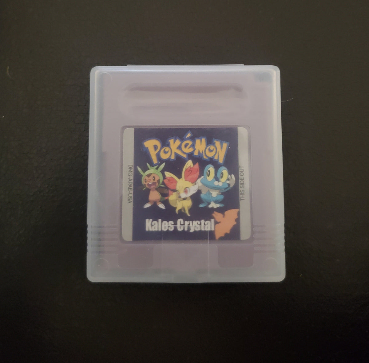 Pokemon Kalos Crystal GBC Video Game Gameboy Color ROM Hack