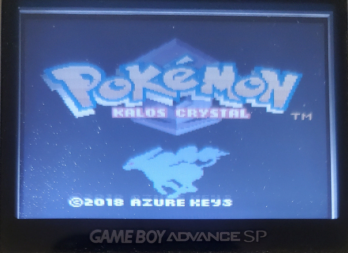 Pokemon Kalos Crystal GBC Video Game Gameboy Color ROM Hack